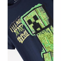 NAME IT Minecraft Tee Juju Dark Sapphire